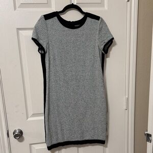 Elegant Black and Gray Dress